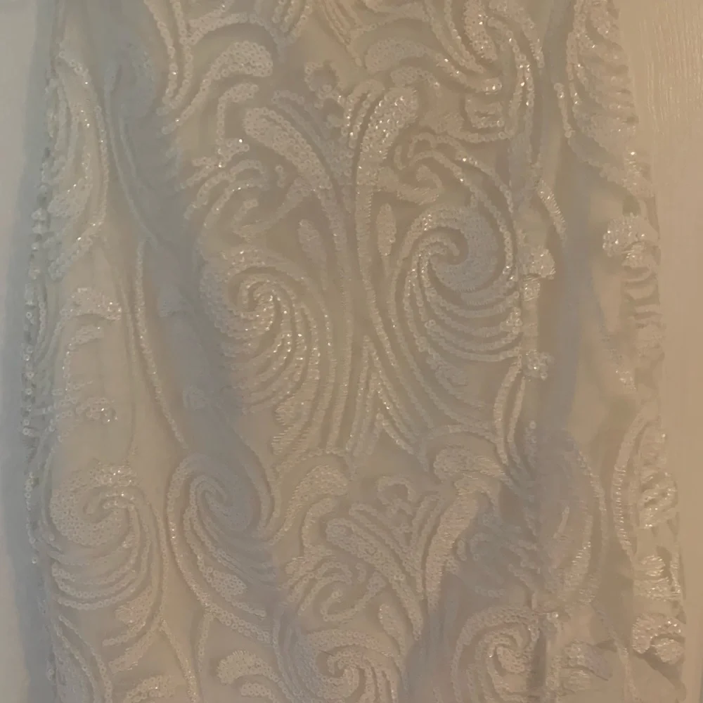 NWT Madina White Sequin One-Shoulder Bodycon Mini Dress - Picture 7 of 11